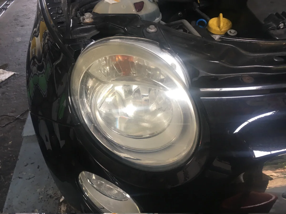 FIAT500 ライトコーティング 作業画像 02