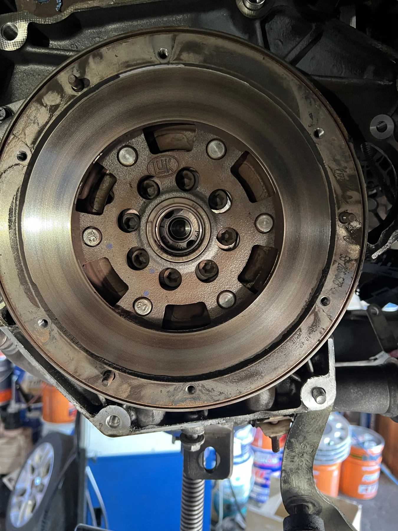FIAT Panda　ミッショントラブル 作業画像 02