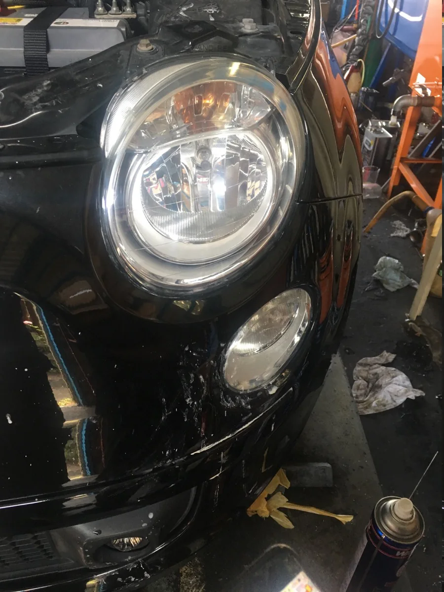 FIAT500 ライトコーティング 作業画像 05