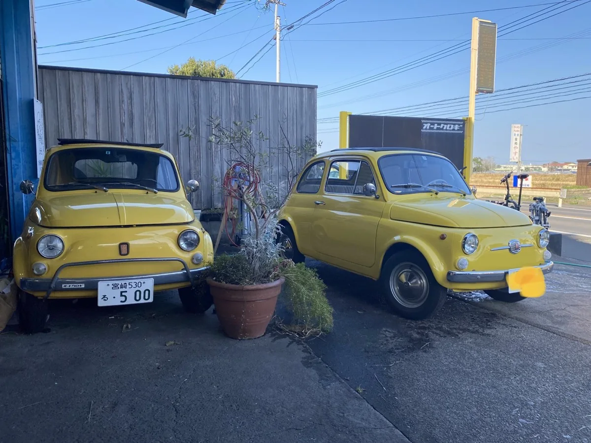 チンクエチェント　車検整備 作業画像 05