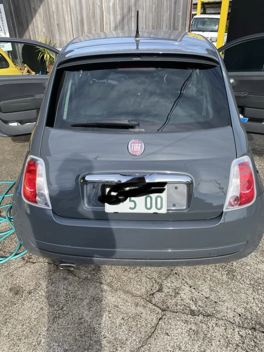 FIAT500　エアバッグ警告灯点灯修理 作業画像 01