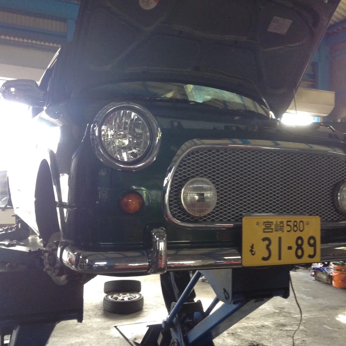 ミラジーノ　車検 作業画像 01