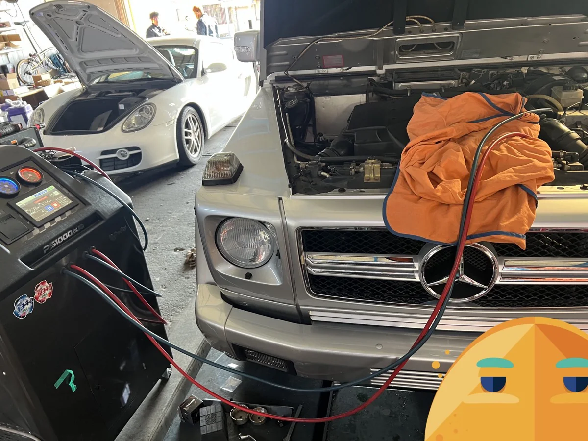 ゲレンデ　G320 車検整備 作業画像 11