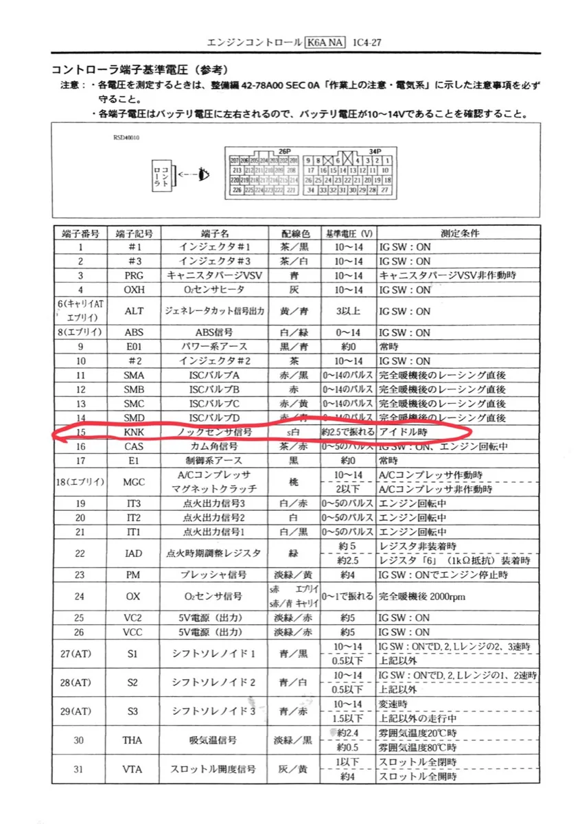 エブリー　エンジンチェック点灯修理 作業画像 03