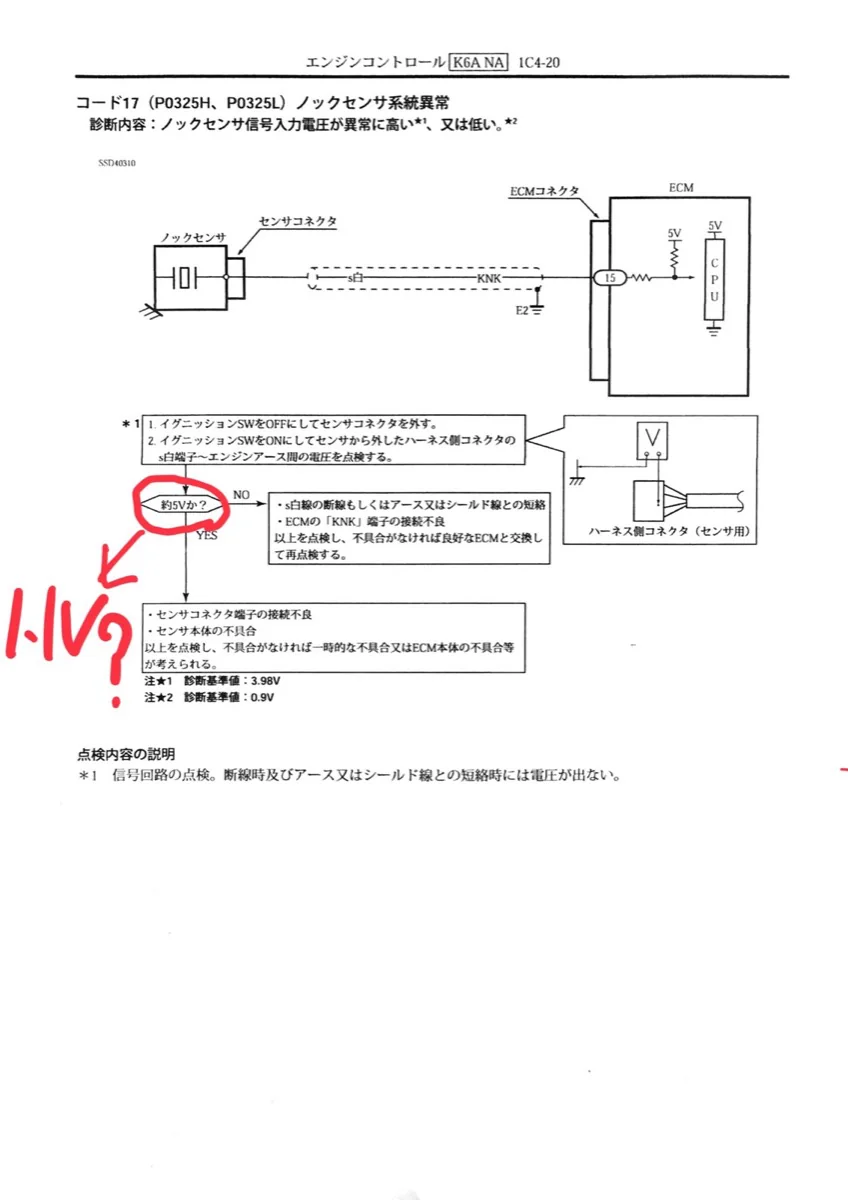エブリー　エンジンチェック点灯修理 作業画像 02